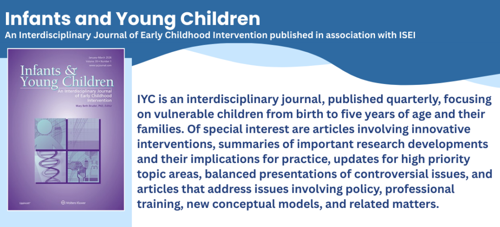 IYC - ISEI - International Society on Early Intervention